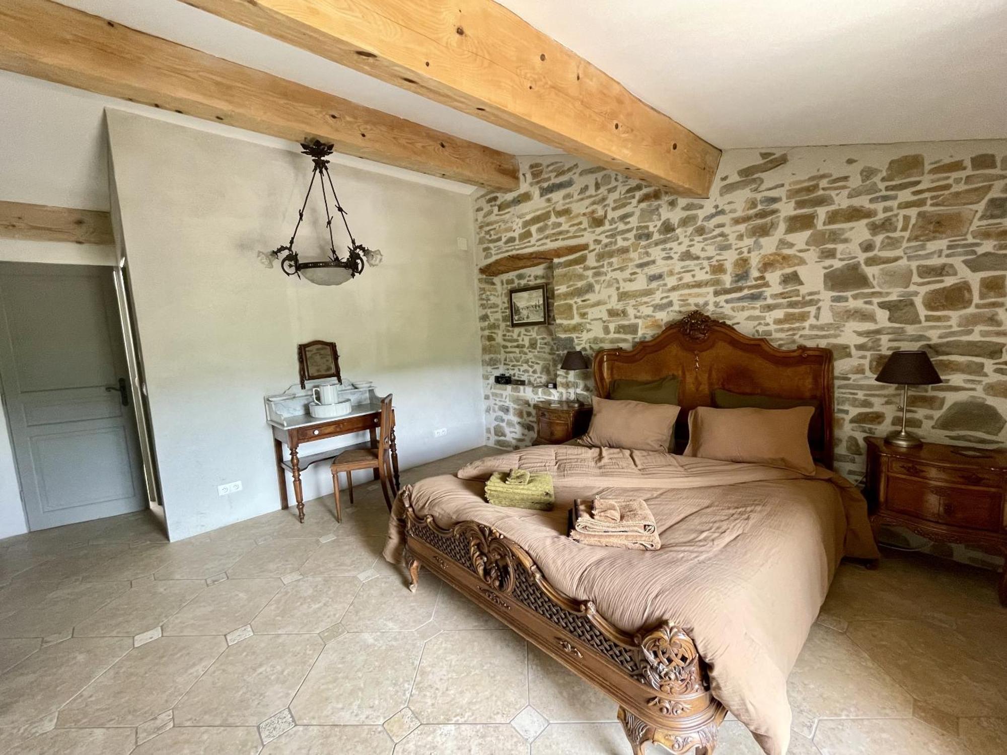 Servies-en-Val Le Domaine De La Tuilerie - Gite De Charme En Bord De Riviere Avec Piscine חדר תמונה